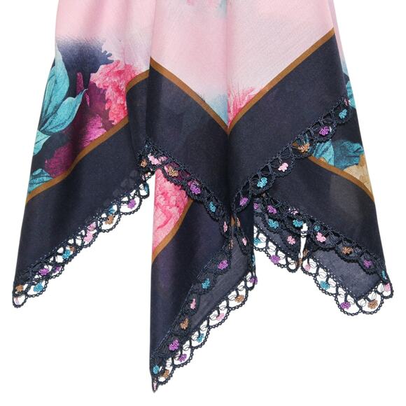 Tulbent Scarf Handmade Crochet Detailing NWOT - Picture 9 of 9